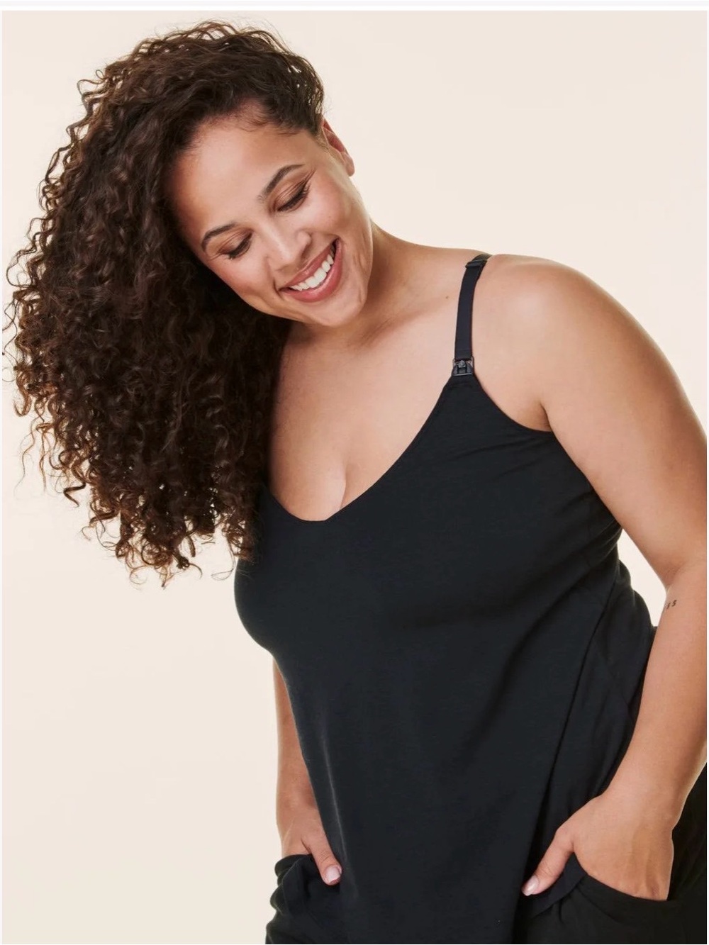 Bravado Nursing Cami in Black